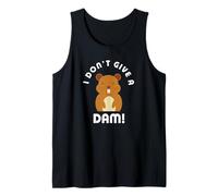 T-Shirt avec Inscription « Beaver I Don't Give A Dam » Débardeur