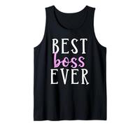 T-Shirt avec Inscription « Best Boss Ever Greatest Owner CEO CFO President » Débardeur