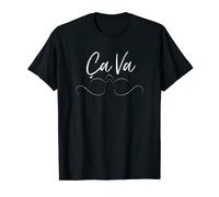 T-shirt avec inscription « Ca Va Means It Is OK » T-Shirt