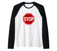 T-Shirt avec Inscription « Don't Stop Me Now » Manche Raglan
