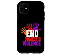 T-Shirt avec Inscription en Allemand « Sie Zuhause Gewalt » - Conscience à la Violence Domestique. Coque pour iPhone 11