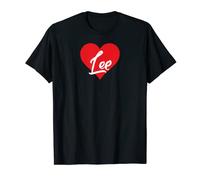 T-shirt avec inscription « I Love Lee First Name » T-Shirt