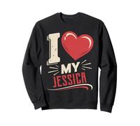 T-Shirt avec Inscription « I Love My Jessica » Sweatshirt