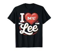 T-Shirt avec Inscription « I Love My Lee » T-Shirt