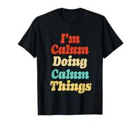 T-Shirt avec Inscription « I'm Calum Doing Calum Things » T-Shirt