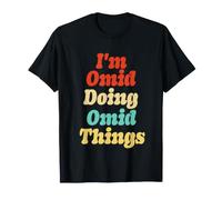 T-Shirt avec Inscription « I'm Omid Doing Omid Things » T-Shirt