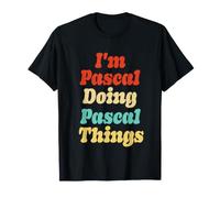 T-Shirt avec Inscription « I'm Pascal Doing Pascal Things » T-Shirt