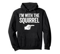 T-Shirt avec Inscription « I'm with The Squirrel » Sweat à Capuche