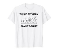 T-shirt avec inscription « This Is My Only Avion » - T-shirt de menuiserie en bois T-Shirt