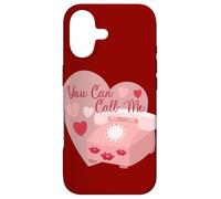 T-Shirt avec Inscription « You Can Call Me » pour Homme et Femme Coque pour iPhone 17