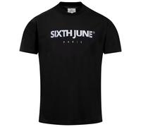 T-shirt avec logo bordÃ© paris Sixth June Noir M