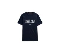 T-shirt avec logo brodÃ© Salsa Jeans Bleu S