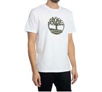 Timberland Pour des hommes T-shirt avec logo camouflage, blanc
