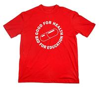 T-shirt avec logo Good for Health Bad for Education Akira - Rouge - X-Large
