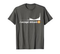T-shirt avec logo « I Accept Bitcoin » T-Shirt