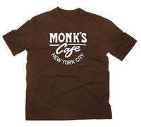 T-shirt avec logo Monk's Cafe Seinfeld - Rouge - Large