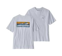 T-shirt avec logo Patagonia Boardshort Blanc 2XL