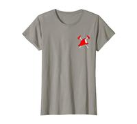 T-Shirt avec Logo « Pompier Pompier » T-Shirt, Femme, Ardoise, XS