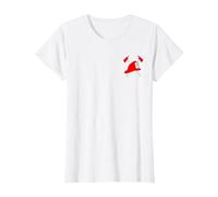 T-Shirt avec Logo « Pompier Pompier » T-Shirt, Femme, Blanc, XL