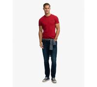 Superdry T-shirt pour homme Essential avec logo – Expedition Rouge, Taille L