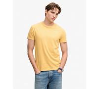 Superdry T-shirt Essential Stacked - logo brodé - curry XXL