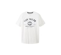 T-shirt avec logo Tom Tailor Blanc 3XL