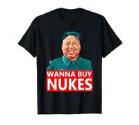 T-shirt avec masque amusant Kim Jong Un Rocket Man T-Shirt