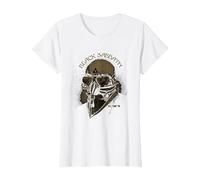 T-Shirt avec Masque Black Sabbath US Tour 78 T-Shirt, Femme, Blanc, M