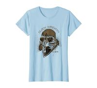 T-Shirt avec Masque Black Sabbath US Tour 78 T-Shirt, Femme, Bleu Céleste, XS