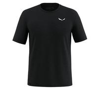 Salewa Eagle Minilogo Merino Short Sleeve T-shirt Noir L Homme