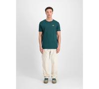 T-shirt avec petit logo Alpha Industries Basic Vert L