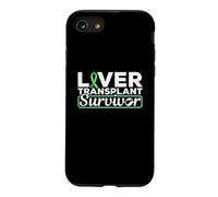 T-Shirt avec Ruban Vert survivant d'une greffe de Foie Coque pour iPhone SE (2020) / 7/8