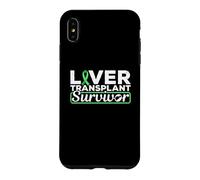 T-Shirt avec Ruban Vert survivant d'une greffe de Foie Coque pour iPhone XS Max