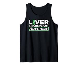T-Shirt avec Ruban Vert survivant d'une greffe de Foie Débardeur