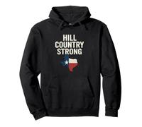T-shirt avec support du drapeau Hill Country Strong Texas Outline Sweat à Capuche