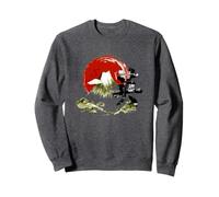 T-Shirt avec Symbole de Courage Vieilli - Art Japonais Oriental Sweatshirt