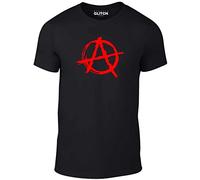 T-shirt avec symbole de l’anarchie - Noir - Medium