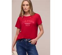 Street One T-Shirt avec Inscription Wording Salsa Red 36