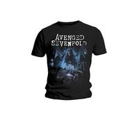 T-shirt avengedsevenfold classic deathbat unisexe noir taille l