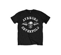 Avenged Sevenfold Classic Deathbat - T-shirt - Homme, Noir, X-Large