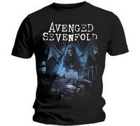 T-shirt avengedsevenfold recurring nightmare unisexe noir taille xxl Noir G