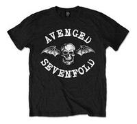 T-shirt avengedsevenfold stars flourish unisexe noir taille m Noir G