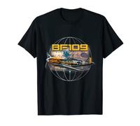 T-shirt avion allemand Luftwaffe Bf-109 WWII T-Shirt
