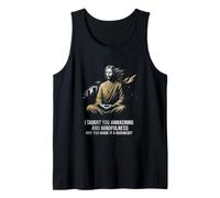 T-Shirt Awakening and Mindfulness - Art de méditation satirique Débardeur