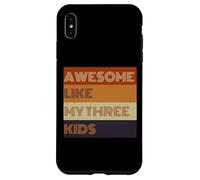 T-shirt Awesome Like My Three Kids pour la fête des pères Coque pour iPhone XS Max