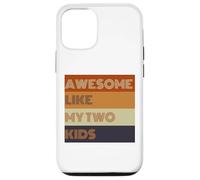 T-shirt Awesome Like My Two Kids pour la fête des pères Coque pour iPhone 12/12 Pro