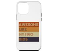 T-shirt Awesome Like My Two Kids pour la fête des pères Coque pour iPhone 12 mini