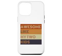T-shirt Awesome Like My Two Kids pour la fête des pères Coque pour iPhone 12 Pro Max