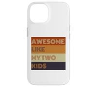T-shirt Awesome Like My Two Kids pour la fête des pères Coque pour iPhone 14