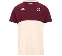 Kappa AYBA 8 UBB Tee | Brown Bordeaux/Pink Powder | Size S